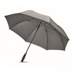 Elegante bedruckte winddichte Regenschirme Farbe grau zweite Ansicht