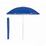 Sonnenschirm aus Polyester als Werbemittel Farbe köngisblau