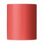 Günstiger farbiger Keramikbecher in einer Box Farbe rot vierte Ansicht