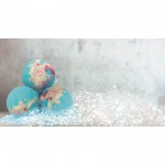 Bedrucktes Badekugelset Farbe gemischt zweites Detailbild