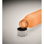 Flasche mit Logo und Gummibeschichtung Farbe orange drittes Detailbild
