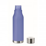 Flasche mit Logo und Gummibeschichtung Farbe köngisblau erste Ansicht