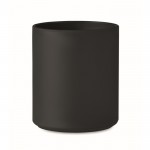 Tassen aus Kunststoff zum Bedrucken im Vollfarbdruck Farbe schwarz erste Ansicht