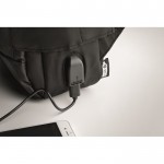 Rucksack für den Firmen-Notebook 16'' bedrucken Farbe schwarz Detailbild