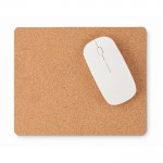 Mousepad aus Kork Farbe beige dritte Ansicht