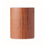 Becher aus Eichenholz mit Gravur Farbe Holzton dritte Ansicht