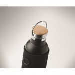 Thermosflasche mit Tragetasche Farbe schwarz viertes Detailbild