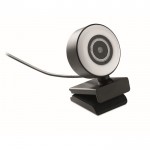 Webcam mit Mikrofon und Lichtring Farbe Schwarz erste Ansicht