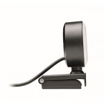 Webcam mit Mikrofon und Lichtring Farbe Schwarz fünfte Ansicht