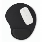 Mousepad mit Handgelenkstütze Farbe schwarz dritte Ansicht