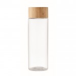 Glasflasche mit Bambusdeckel Farbe transparent sechste Ansicht