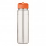 Flasche mit klappbarem Ausguss Farbe orange vierte Ansicht