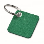 Schlüsselanhänger aus Filz RPET bedrucken Farbe grün