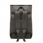 Rucksack aus Poylester mit Rolltop-Verschluss Farbe schwarz fünfte Ansicht