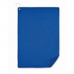 Golfhandtücher mit Polyesterhaken Farbe blau
