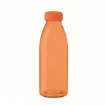 Flasche aus RPET, BPA-frei bedrucken Farbe orange
