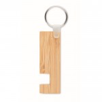 Schlüsselbund aus Bambus mit Ständer Farbe Holzton zweite Ansicht