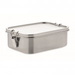 Große Lunchbox mit Trennwand Farbe Silber