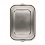 Große Lunchbox mit Trennwand Farbe Silber fünfte Ansicht