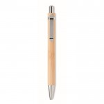 Bambus-Kugelschreiber ohne Tinte als Werbegeschenk Farbe Holzton erste Ansicht