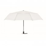 Faltbarer, winddichter Regenschirm bedrucken mit 27'' Farbe Weiß