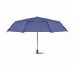 Faltbarer, winddichter Regenschirm bedrucken mit 27'' Farbe Köngisblau