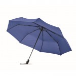 Faltbarer, winddichter Regenschirm bedrucken mit 27'' Farbe Köngisblau zweite Ansicht