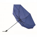 Faltbarer, winddichter Regenschirm bedrucken mit 27'' Farbe Köngisblau dritte Ansicht