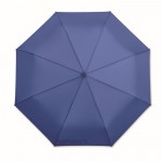 Faltbarer, winddichter Regenschirm bedrucken mit 27'' Farbe Köngisblau fünfte Ansicht