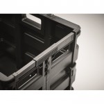 Zusammenklappbarer Einkaufswagen, Tragelast: 25 kg Farbe Schwarz drittes Detailbild