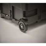 Zusammenklappbarer Einkaufswagen, Tragelast: 25 kg Farbe Schwarz viertes Detailbild