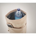 Kühltasche aus recycelter Baumwolle Farbe Beige drittes Detailbild
