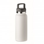 Thermosflasche aus Edelstahl groß Farbe Weiß