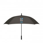Quadratischer Regenschirm, winddicht, 27'' Ansicht mit Druckbereich