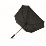 Quadratischer Regenschirm, winddicht, 27'' Farbe Schwarz dritte Ansicht