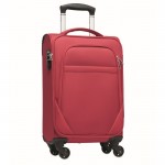 Polyester-Trolley aus RPET mit Schloss Farbe Rot