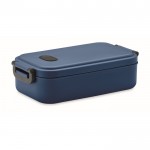 Recycelte Lunchbox bedrucken, luftdicht Farbe Blau