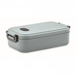Recycelte Lunchbox bedrucken, luftdicht Farbe Grau