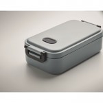 Recycelte Lunchbox bedrucken, luftdicht Farbe Grau zweites Detailbild