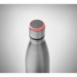 Flasche mit Flüssigkeitserinnerung Farbe Mattsilber zweites Detailbild