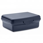 Lunchbox aus recyceltem PP mit einfachem Klickverschluss, 800 ml Farbe marineblau
