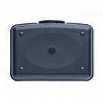 Lunchbox aus recyceltem PP mit einfachem Klickverschluss, 800 ml Farbe marineblau sechste Ansicht