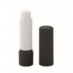 Veganer Lippenbalsam mit Vanillegeschmack und Lichtschutzfaktor 10 in recyceltem ABS-Etui Farbe schwarz