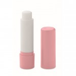 Veganer Lippenbalsam mit Vanillegeschmack und Lichtschutzfaktor 10 in recyceltem ABS-Etui Farbe hellrosa