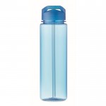 Auslaufsichere Tritan Renew™ Flasche für Sport mit Trinkhalm, 650 ml Farbe blau fünfte Ansicht