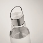 Auslaufsichere Tritan Renew™-Flasche mit Stahlgriffdeckel, 800 ml Farbe transparent zweites Detailbild