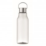 Auslaufsichere Tritan Renew™-Flasche mit Stahlgriffdeckel, 800 ml Farbe transparent dritte Ansicht
