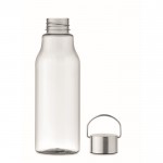 Auslaufsichere Tritan Renew™-Flasche mit Stahlgriffdeckel, 800 ml Farbe transparent vierte Ansicht