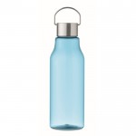 Auslaufsichere Tritan Renew™-Flasche mit Stahlgriffdeckel, 800 ml Farbe blau dritte Ansicht