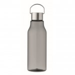 Auslaufsichere Tritan Renew™-Flasche mit Stahlgriffdeckel, 800 ml Farbe grau dritte Ansicht